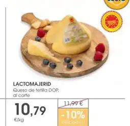 Supermercados Plaza LACTOMAJERID Queso de tetilla DOP, al corte oferta