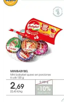 Supermercados Plaza MINIBABYBEL Mini babybel queso en porciones oferta