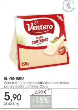 Supermercados Plaza EL VENTERO Queso tierno mezcla elaborado con leche pasteurizada cortadas oferta