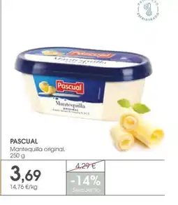 Supermercados Plaza PASCUAL Mantequilla original oferta