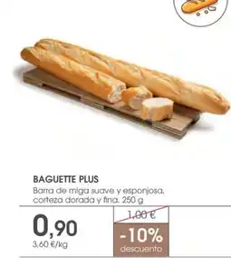 Supermercados Plaza Baguette plus oferta