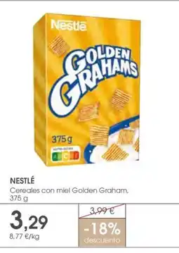 Supermercados Plaza NESTLÉ Cereales con miel Golden Graham oferta