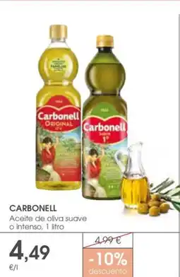 Supermercados Plaza CARBONELL Aceite de oliva suave o intenso oferta