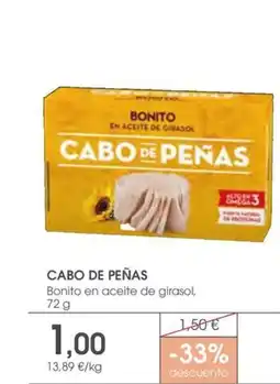Supermercados Plaza CABO DE PEÑAS Bonito en aceite de girasol oferta