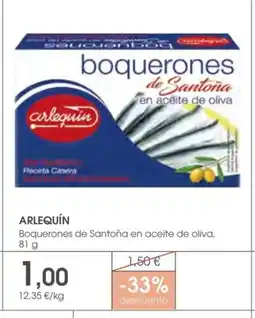 Supermercados Plaza ARLEQUÍN Boquerones de Santoña en aceite de oliva oferta
