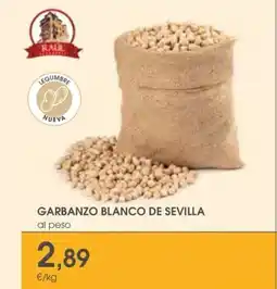 Supermercados Plaza Garbanzo blanco de sevilla oferta