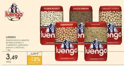 Supermercados Plaza LUENGO Alubia blanca selecta, lenteja pardina o castellana, garbanzo selecto o lechoso oferta