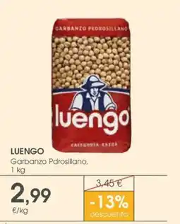 Supermercados Plaza LUENGO Garbanzo Pdrosillano oferta