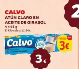Supermercados Plaza CALVO Atún claro en aceite de girasol oferta