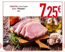 Masymas Chuleta, lomo cerdo duroc premium oferta