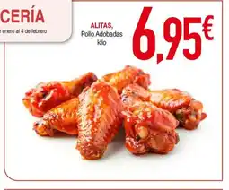 Masymas Alitas, pollo adobadas oferta