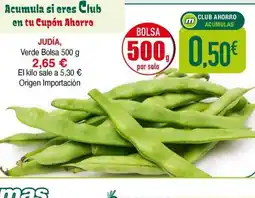 Masymas Judía verde bolsa oferta