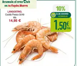 Masymas Langostino, cocido fresco oferta