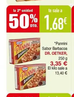 Masymas DR. OETKER Pannini Sabor Barbacoa oferta