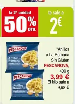 Masymas PESCANOVA Anillos a La Romana Sin Gluten oferta