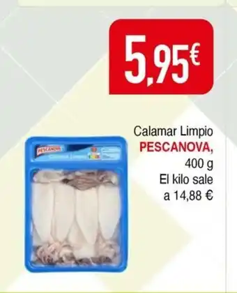 Masymas PESCANOVA Calamar Limpio oferta