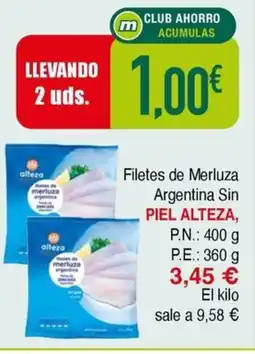 Masymas ALTEZA Filetes de Merluza Argentina Sin Piel oferta