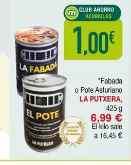 Masymas LA PUTXERA Fabada o Pote Asturiano oferta