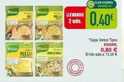 Masymas KNORR Sopa Varios Tipos oferta