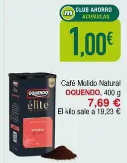 Masymas OQUENDO Café Molido Natural oferta