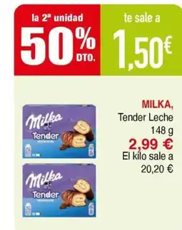 Masymas MILKA Tender Leche oferta