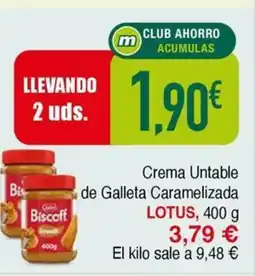 Masymas LOTUS Crema Untable de Galleta Caramelizada oferta