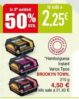Masymas BROOKYN TOWN Hamburguesa Instant Varios Tipos oferta