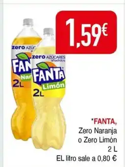 Masymas FANTA Zero Naranja o Zero Limón oferta