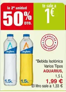 Masymas AQUARIUS Bebida Isotónica Varios Tipos oferta