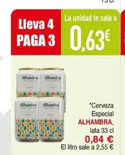 Masymas ALHAMBRA Cerveza Especial oferta