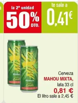 Masymas MAHOU MIXTA Cerveza oferta