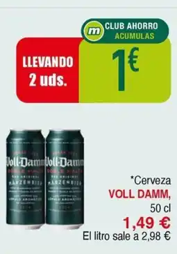 Masymas VOLL DAMM Cerveza oferta