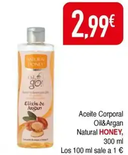 Masymas HONEY Aceite Corporal Oil&Argan Natural oferta