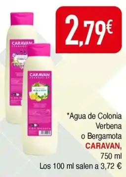 Masymas CARAVAN Agua de Colonia Verbena o Bergamota oferta