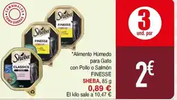 Masymas FINESSE Alimento Húmedo para Gato con Pollo o Salmón oferta