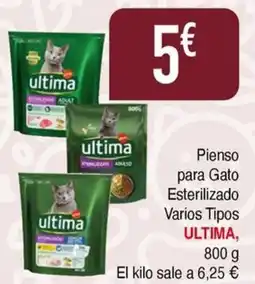 Masymas ULTIMA Pienso para Gato Esterilizado Varios Tipos oferta