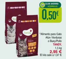 Masymas TANDY Alimento para Gato Atún /Verduras o Buey/Pollo oferta