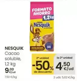 Eroski Nestlé - nesquik oferta