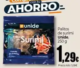 Unide Supermercados Unide - palitos de surimi oferta