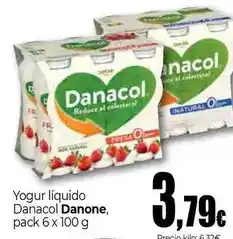 Unide Supermercados Danone - yogur liquido danacol oferta