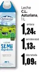 Unide Supermercados Central lechera asturiana - leche semidesnatada oferta