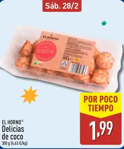 ALDI EL HORNO Delicias de coco oferta