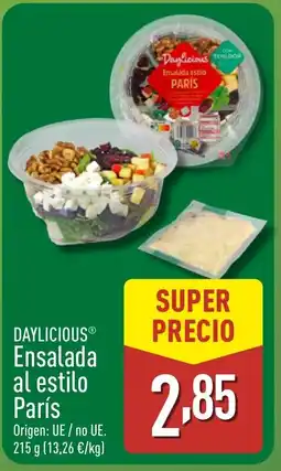 ALDI DAYLICIOUS Ensalada al estilo París oferta