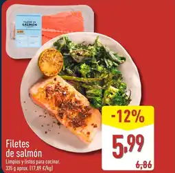 ALDI Filetes de salmón oferta