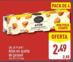 ALDI SAL DE PLATAⓇ Atún en aceite de girasol oferta