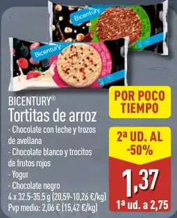 ALDI BICENTURY Tortitas de arroz oferta