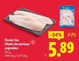Lidl Ocean sea - filetes de merluza argentina oferta