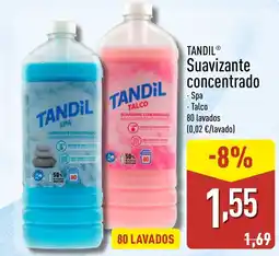 ALDI TANDIL Suavizante concentrado oferta