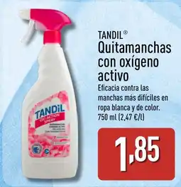 ALDI TANDIL Quitamanchas con oxígeno activo oferta