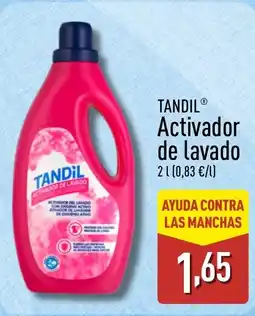 ALDI TANDIL Activador de lavado oferta